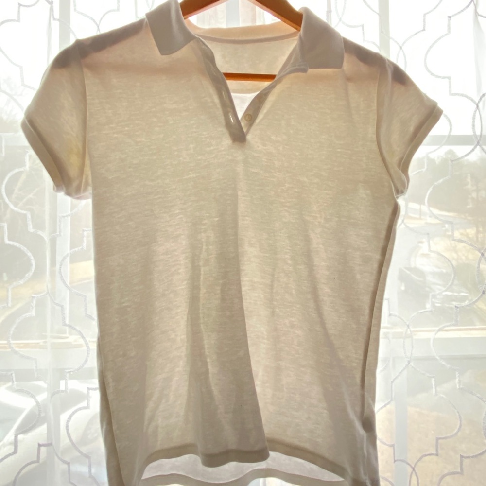 White Collared Button Up
